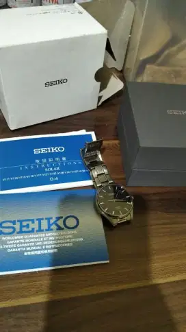 Jam SEIKO SOLAR TITANIUM V157-0BX0 (Original)