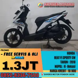 CASH/KREDIT HONDA BEAT SPORTY CW TAHUN 2018