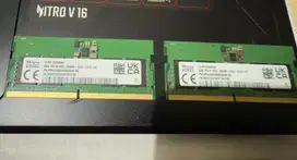 RAM Sodimm Laptop DDR 5 PC5600mhz 8Gb x 2 [16Gb] Copotan Laptop Baru