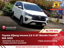 [ GARANSI 5TH ] Toyota Kijang Innova 2.0 G Bensin Facelift 2022/2023