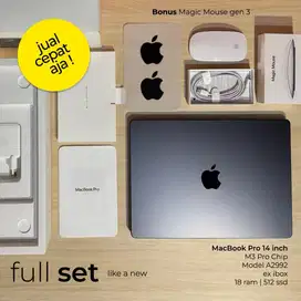 Macbook pro M3 pro chip 18 ram | ssd 512 ex ibox + magic mouse gen 3