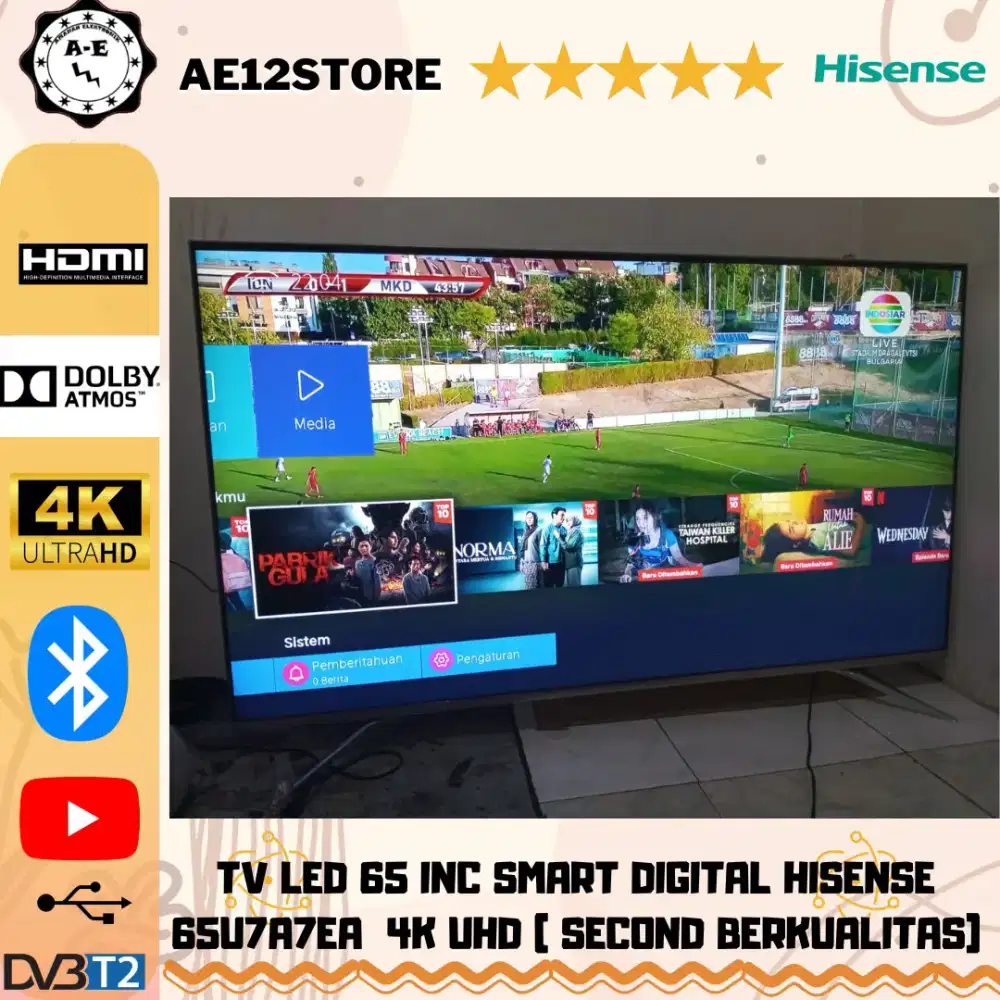 Tv smart digital 65 inc 4k UHD murah