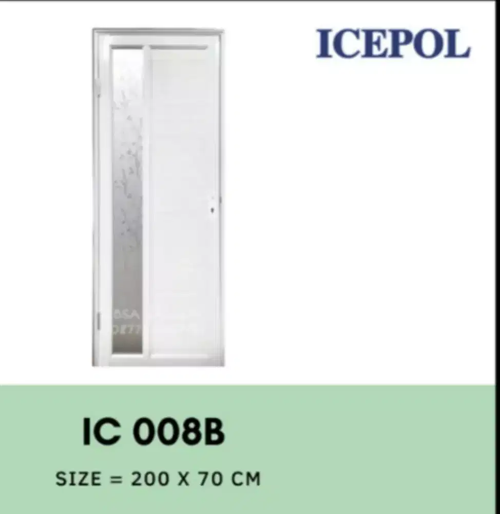 Pintu kamar mandi alumunium icepool