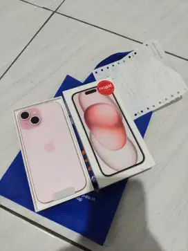 Open box iPhone 15 new pink 128