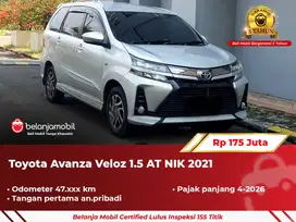 [ GARANSI 5TH ] Toyota Avanza Veloz 1.5 AT Silver 2021/2022