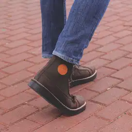 Sepatu Boots Pria Morrison - SEpatu Kulit - Sepatu Travel