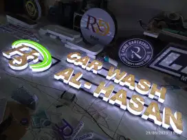 huruf timbul akrilik led