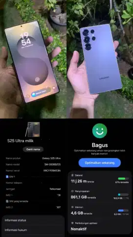 Samsung Galaxy S25 Ultra 12/1TB Garansi Resmi Sein Titanium Black