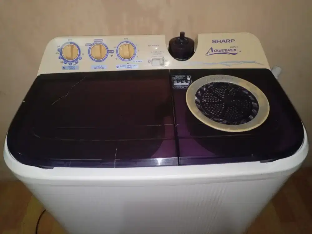 Mesin cuci SHARP 9Kg  2tabung
