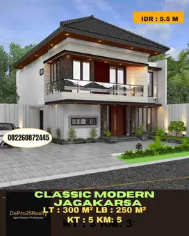 Jual Rumah Classic Modern Dalam Komplek Di Jagakarsa  Jakarta Selatan