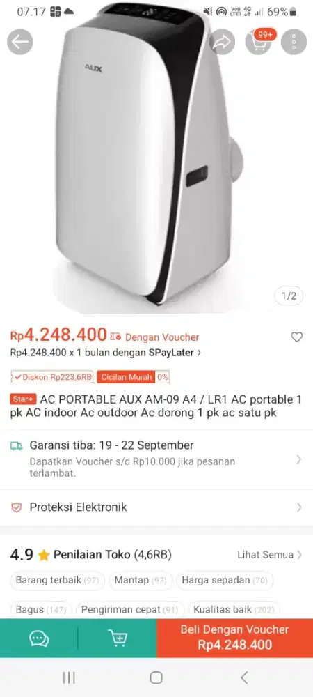 Ac AUX Portable 1PK