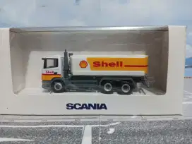 Diecast Truck Scania Shell Fueller Skala 1/87