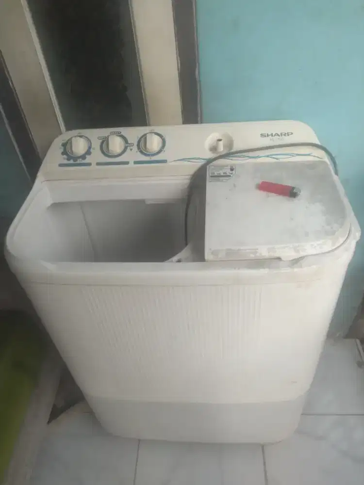 Mesin cuci sharp 2 tabung