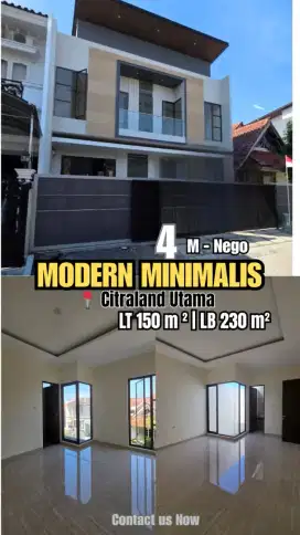 ‼️ *HOT NEW GRESS*
*Rumah Modern Minimalis*
 *Dekat Gwalk, UC, PTC, UN