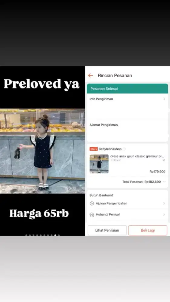 Preloved baju anak