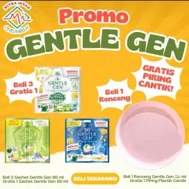 Gentle Gen 1 Renceng isi 16+Piring 12.000