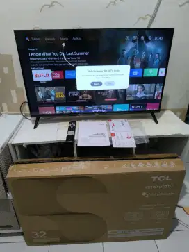 Tv Smart android TCL 32 inch fullset