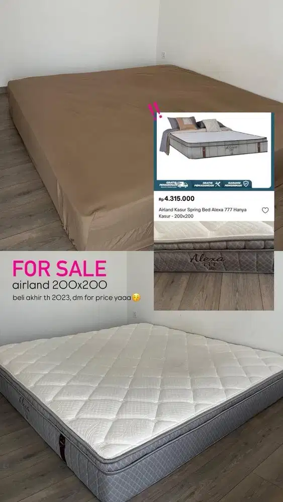 KASUR SPRING BED 200x200 AIRLAND
