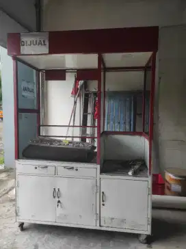 Gerobak bekas jualan