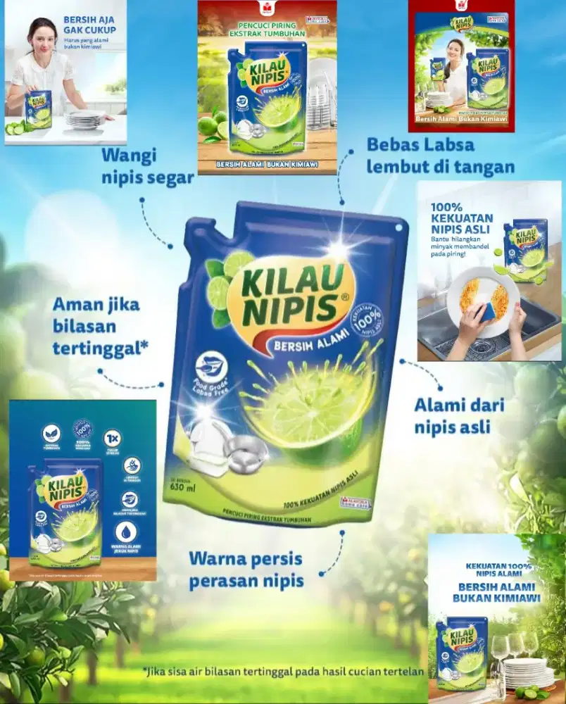 Kilau Nipis 370ml & 630ml