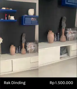 Dijual Rak Dinding Jarang Dipakai Masih Bagus