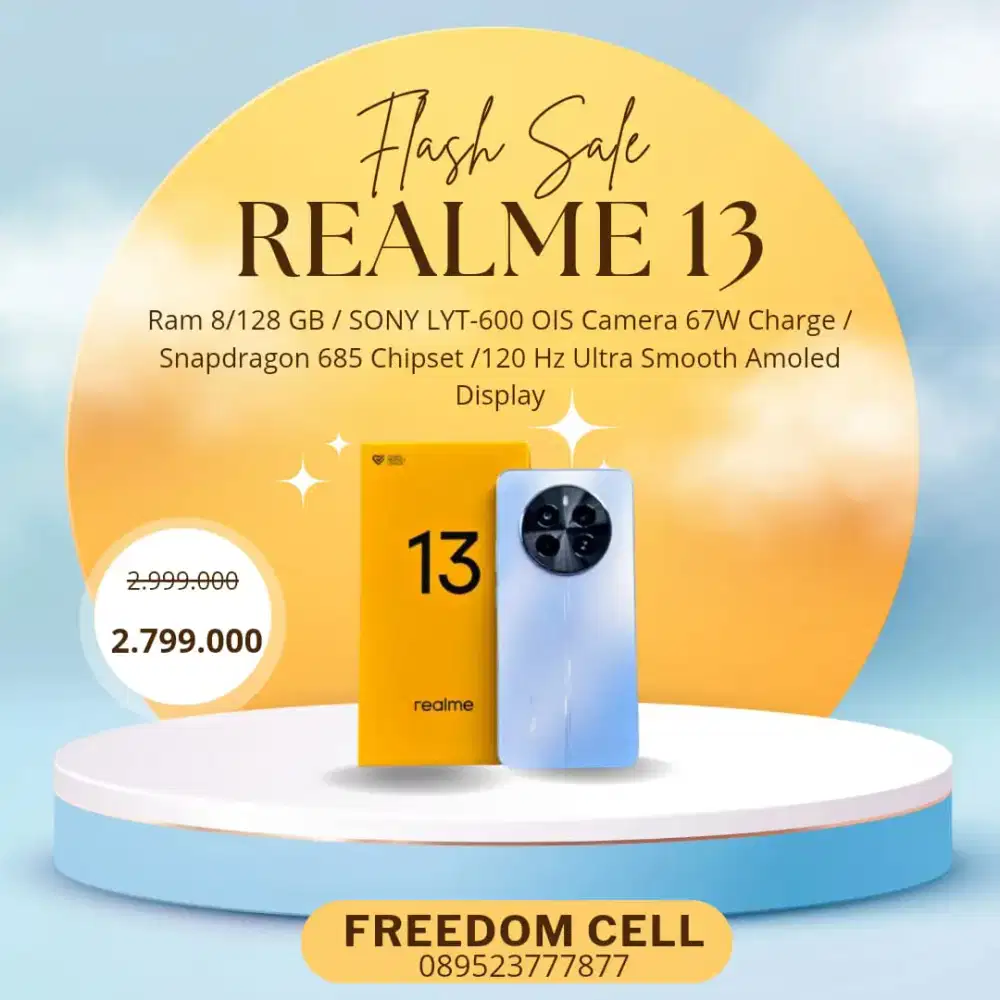 OBRAL REALME 13 RAM 8/128