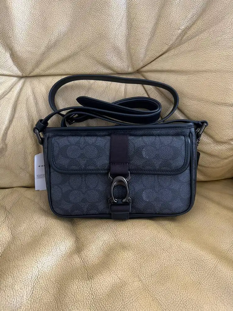 NEW COACH Original Beck Slim Crossbody Bag Ori Butik Branded Cowok ck