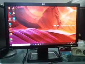 JUAL LED MONITOR HP 20INCH FOR KOMPUTER PC ATAU CCTV SIAP PAKAI