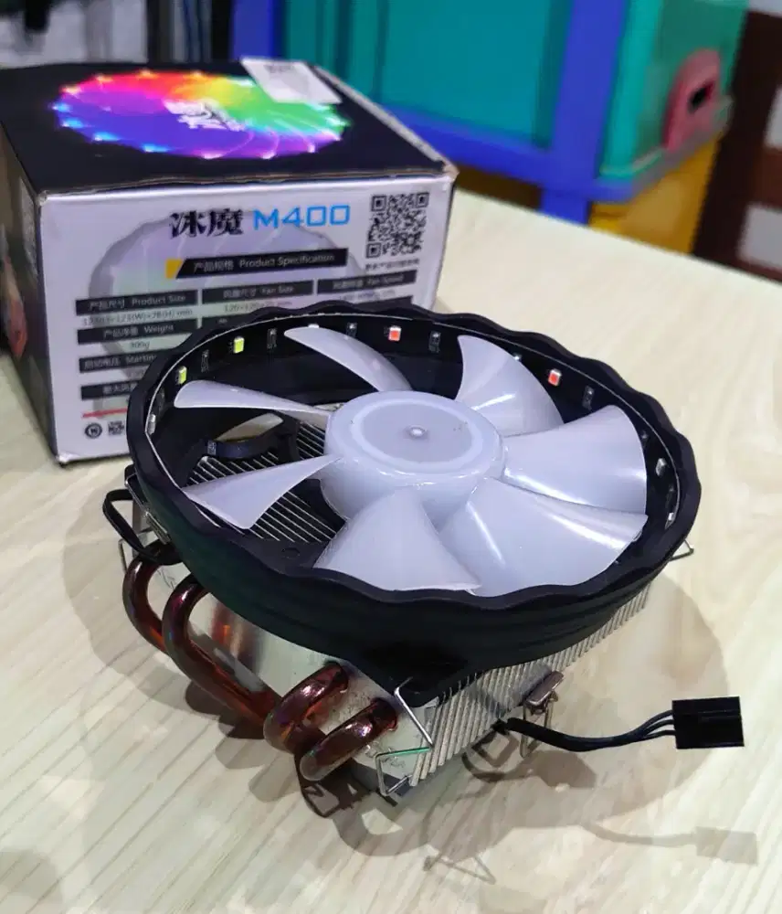 Cooling 4 heatpipe rgb fan 12cm intel amd