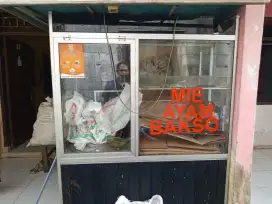 Etalase gerobak mie ayam bakso bubur murah