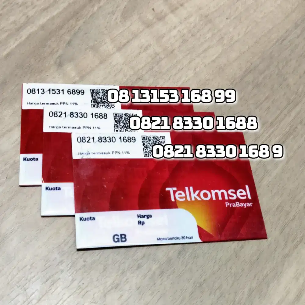 Nomor cantik Telkomsel 168