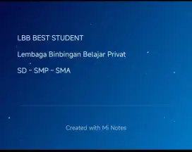 LBB Privat Best Student