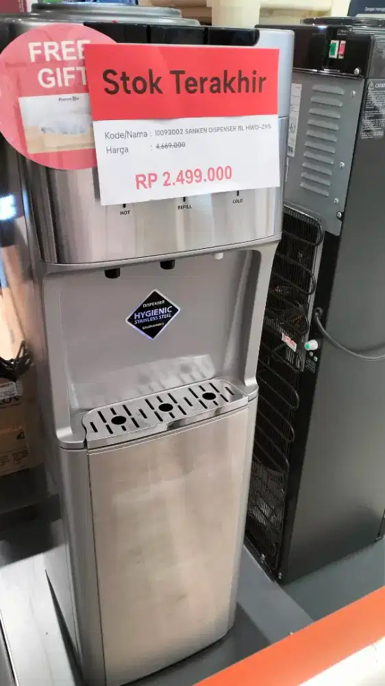 Sanken Dispenser Galon Bawah dan atas