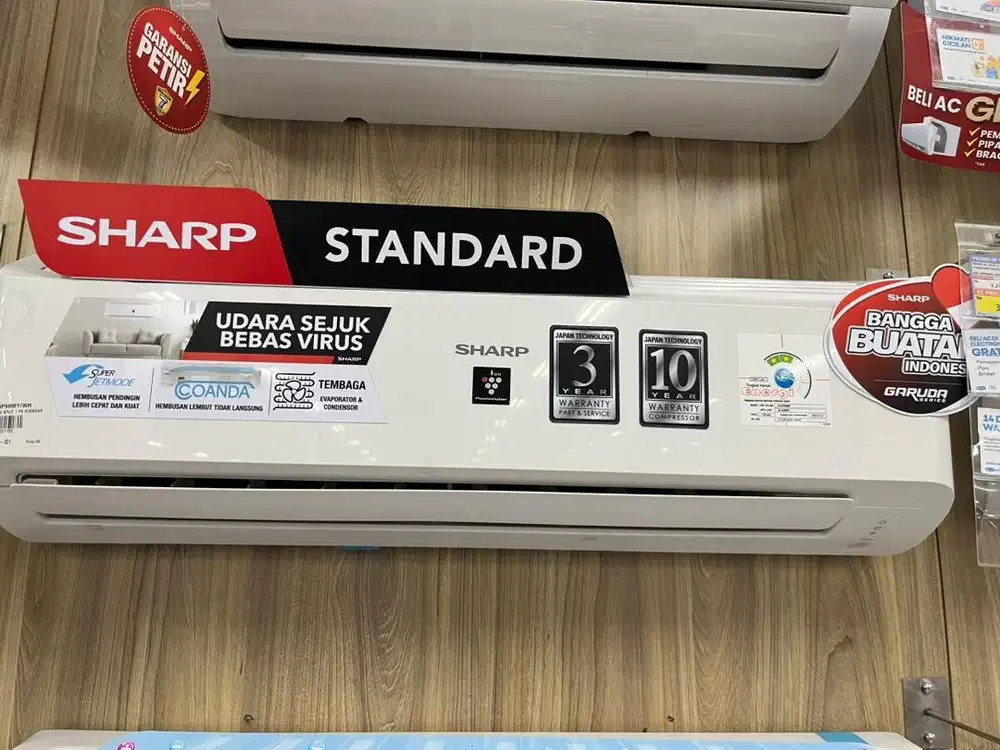 PROMO AC ion plasmacluster sharp  sudah anti virus , bakteri , bau