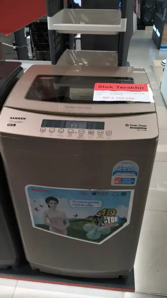 Sanken Mesin Cuci Satu Tabung 10.5 kg