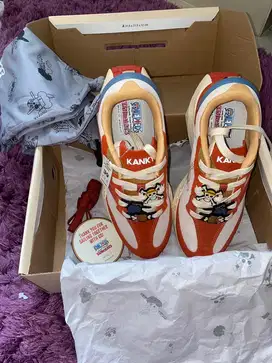 Sepatu kanky Red beige one piece Tahi Lalats