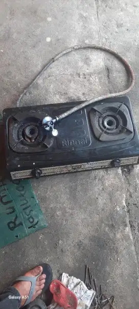 Dijual kipas angin dan kompor gas rinnai 2 tungku