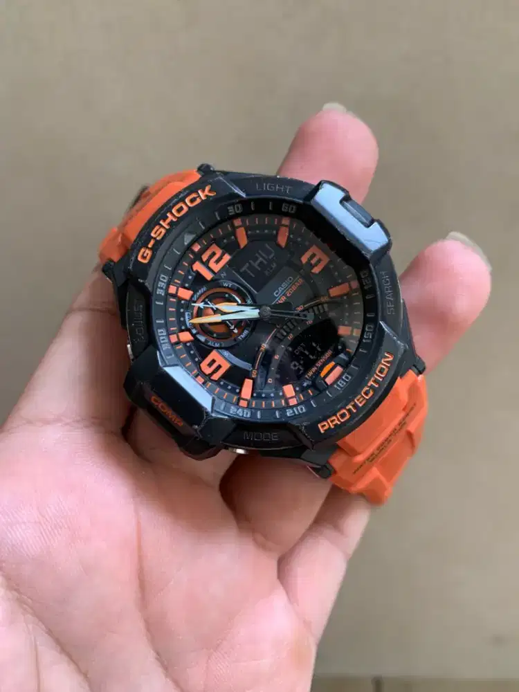 gshock ga1000 orange