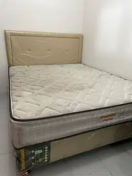 kasur dengan springbed merek interland