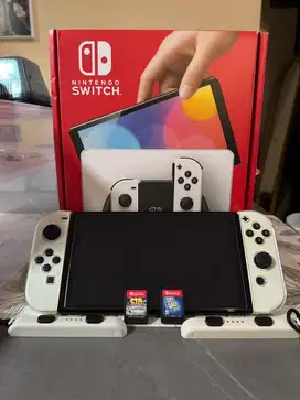Nintendo switch oled bonus 2 games