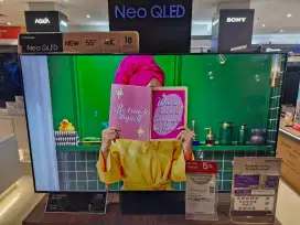 Samsung Neo QLED TV Smart 4K 55 Promo Cicilan 0% 12 Bulan Tanpa CC