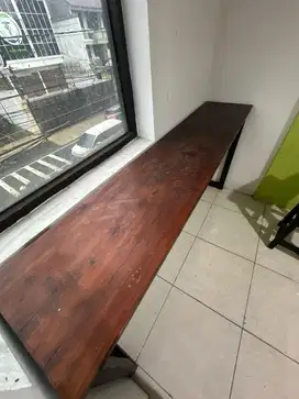 Dijual Meja Panjang Cafe/Resto Cocok