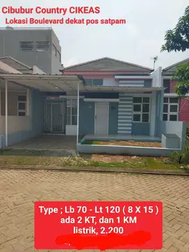 Rumah tanah 120 cuma 1M nego