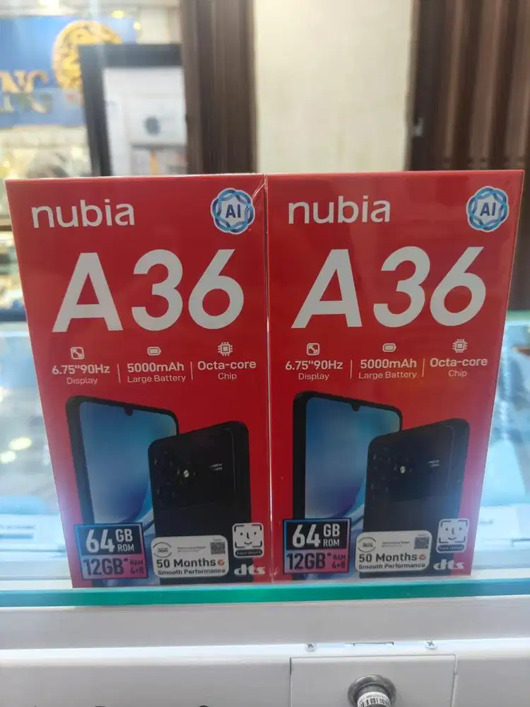 PROMO !!! NUBIA A36(12/64) NEW GARANSI RESMI