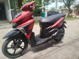 Yamaha Soul GT125 tahun 2017 warna Merah