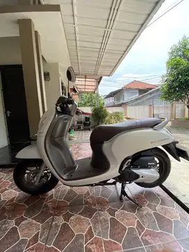 Honda Scoopy Prestige 2023 – Putih Elegan, Mulus Seperti Baru!