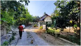 Dekat Exit Tol Sentolo, Tanah Jogja Barat Murah SHM cocok Investasi