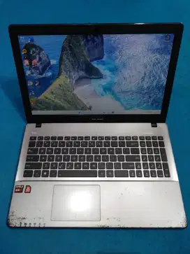 LAPTOP ASUS 15 AMD 16/256 SSD BELAJAR KETIK KETIK RUMAHAN DESIGN EDIT