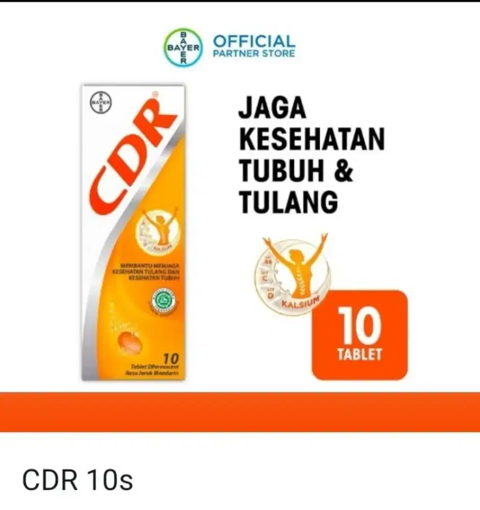 CDR 10s  kalsium untuk tulang