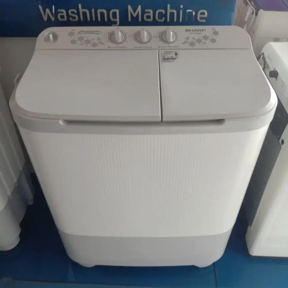 Promo mesin cuci merek sharp 8kg cicilan hnya pakai ktp